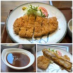 今泉キッチン - ＊アップで。脂身は少な目で、思ったより柔らかく普通に美味しい。