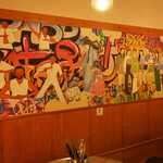 シガン 生サムギョプサル専門店 - ウォールアート2