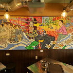 シガン 生サムギョプサル専門店 - ウォールアート1