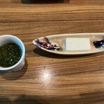 海中魚処 萬坊 呼子本店 - もずく・いか入り魚豆腐