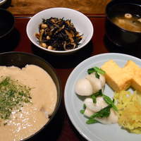 浅草むぎとろ 本店 - 麦とろ定食全容