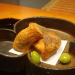 日本料理 幸庵 - 信州産松茸コロッケ