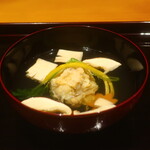 日本料理 幸庵 - 香住産松葉ガニの蟹だらけ真薯椀