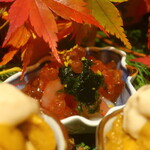 日本料理 幸庵 - 甘海老とイクラの海苔風味