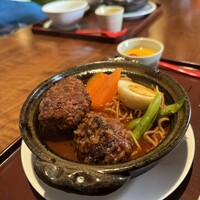 杏仁坊 二子玉川店 - 煮込みハンバーグ土鍋仕込み1,300円