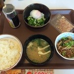 すき家 - まぜのっけごはん朝食　￥280