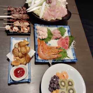 リーズナブルな鴨鍋コース◆ファミリー利用や宴会にもおすすめ◎