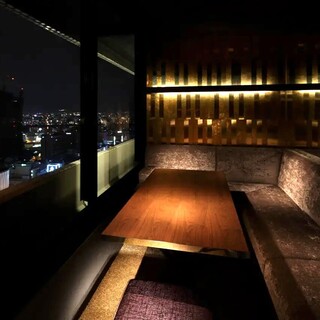 【1日2組限定VIP個室】夜景が楽しめる個室6名様まで利用可