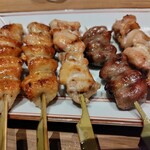 焼鳥 ハレツバメ - ぼんじり・ふりそで・ハツ・もも