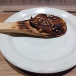 焼鳥 ハレツバメ - お通しの味噌焼き