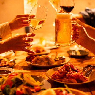 寿司もパスタも楽しめる他には無い宴会メニュー