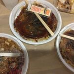 腹熟 - そばめし　イカ玉　豚玉　げそ焼き