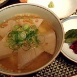 Ukidono - 食事(せんだんコース:６品よりのチョイス)；鮪茶漬，焼物とカブったｗ @2014/05/17