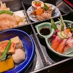 さかな処 和 - おかず４品にさらにもうひとつ小鉢あり