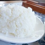 洋食堂マキシムカフェ - 2023年11月　大盛りはそこそこちゃんと大盛りはいいけど、盛り付けが…しゃもじ逆にしてるやん(-_-)