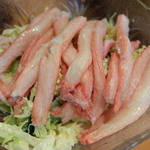 谷中 鳥よし - かにサラダ