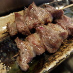 谷中 鳥よし - ラム串焼き