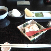 京都祇園 天ぷら八坂圓堂 - 先附：生ゆば