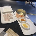 鉄板焼 石狩 - 白子