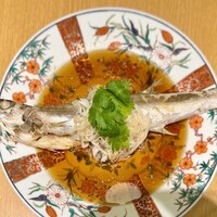 喜記 銀座店 - 2024.9.  鮮魚の姿蒸し
