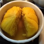 あげは - 海鮮まんじゅうのかぼちゃ(うなぎ入り)（中身）