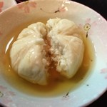 あげは - 海鮮まんじゅうの白子まんじゅう（中身）