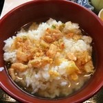 あげは - 海鮮キムチとわさびを乗せて出汁茶漬けに