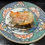 鮨旬美西川 - 車海老頭塩焼き