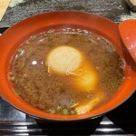 鮨旬美西川 - 伊勢海老出汁のみそ汁