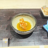 すし 零 - 沖縄県産海老、シャンパンソース