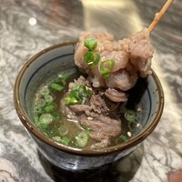 和牛スジ串煮　スープ仕立て