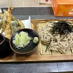 生そば 紅葉亭 - 天ざるそば1400円