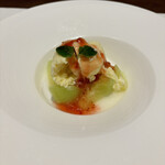 海里村上 - デザートのメロンとアイス