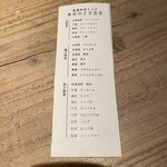 動悸 - 20種類の野菜　一覧