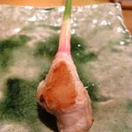 串やき 一富士 - 谷中生姜の豚肉巻き