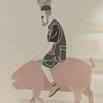 熾火のイオ - これ店主をイメージして描いてもらったらしい