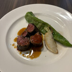 IL PLANETARIO - 蝦夷鹿ヒレ肉ソースがマルサラ酒とフォンドヴォーのソース