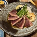 西屋 - ■トロかつおたたき ￥880