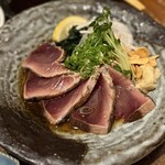 西屋 - ■トロかつおたたき ￥880