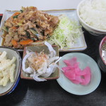 三ツ沢公園第1レストハウス  - 焼肉定食 ８５０円