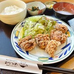 オドデ館食堂 - 料理写真:オブチキ唐揚げ定食