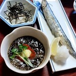 満留古 - 秋刀魚・もずく酢・長芋