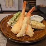 創彩和房ふじた - ハモしそ巻きと海老の天麩羅