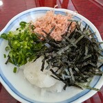 松本蕎麦店 - たっぷりの薬味