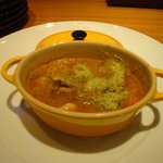 銀座 シェ・トモ - 2009/11　プラチナ豚　大腸・直腸・胃の白ワイン煮　カーン風。