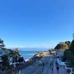 カフェ イソミ テラス - 立山連峰が見えます