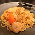 イタリアン チャイナバル村塾 - 海鮮焼きそば