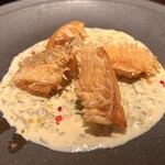 イタリアン チャイナバル村塾 - 甘鯛鱗焼き