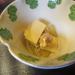 京料理 貴与次郎 - タケノコ、ふき、あげの土佐煮