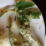 土の駅今庄 - 1,100円バイキングの山菜天ぷら